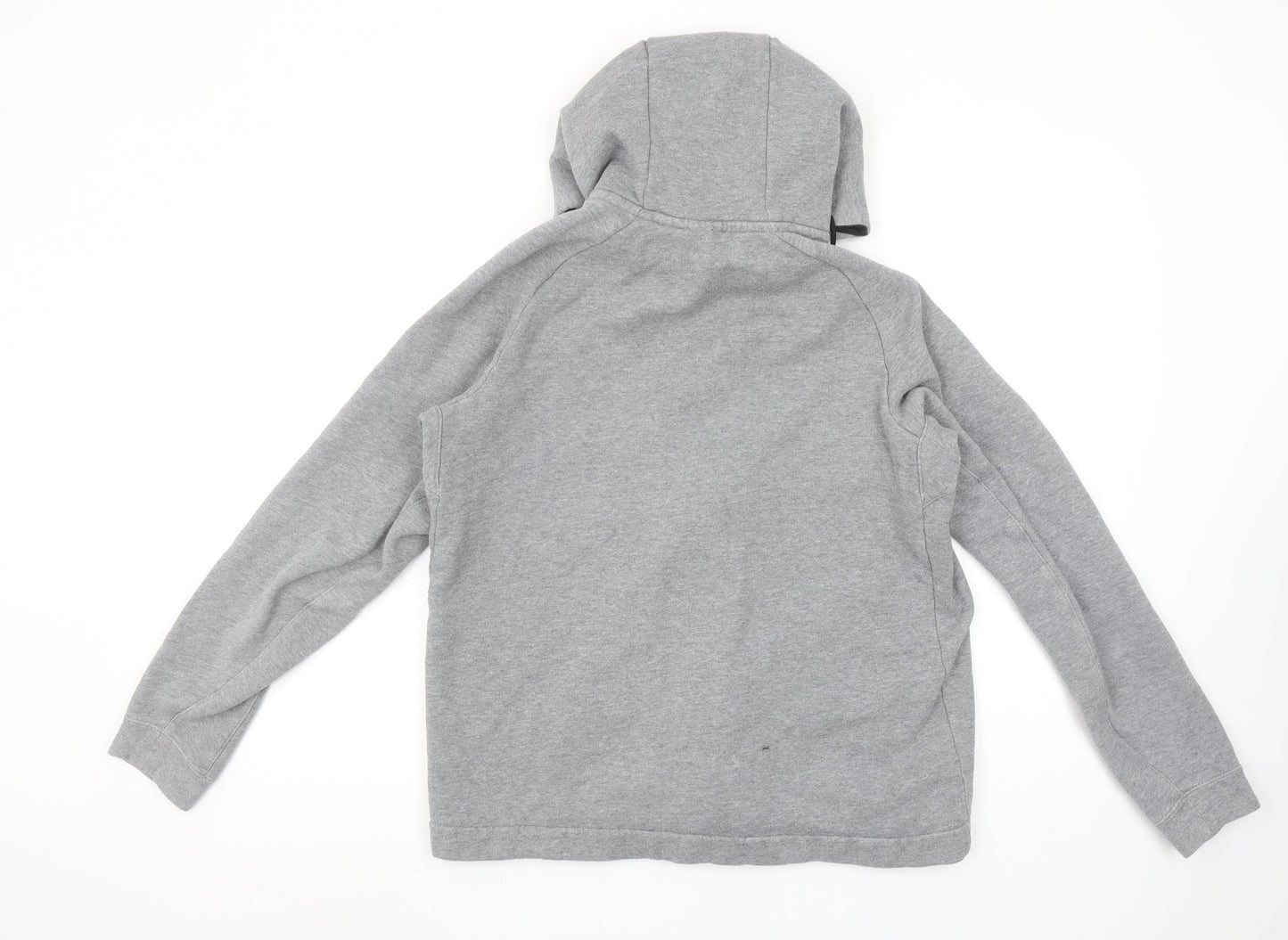 Nike Women’s Grey Full Zip Hoodie Size L Cotton Blend