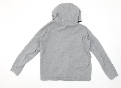 Nike Women’s Grey Full Zip Hoodie Size L Cotton Blend