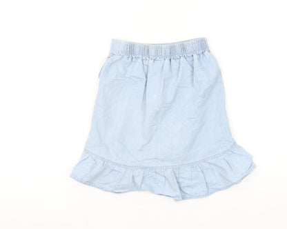 Girls UK Size 5 Years Boboli Wrap Chambray Skirt