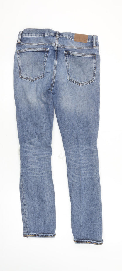 GAP Women's Blue Distressed Skinny Jeans Size 12 Regular Fit