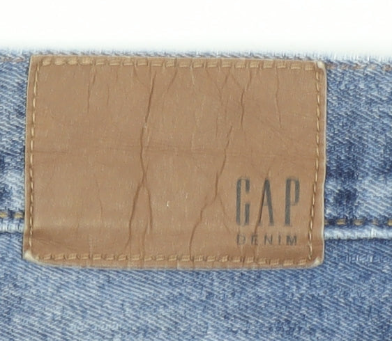 GAP Women's Blue Distressed Skinny Jeans Size 12 Regular Fit