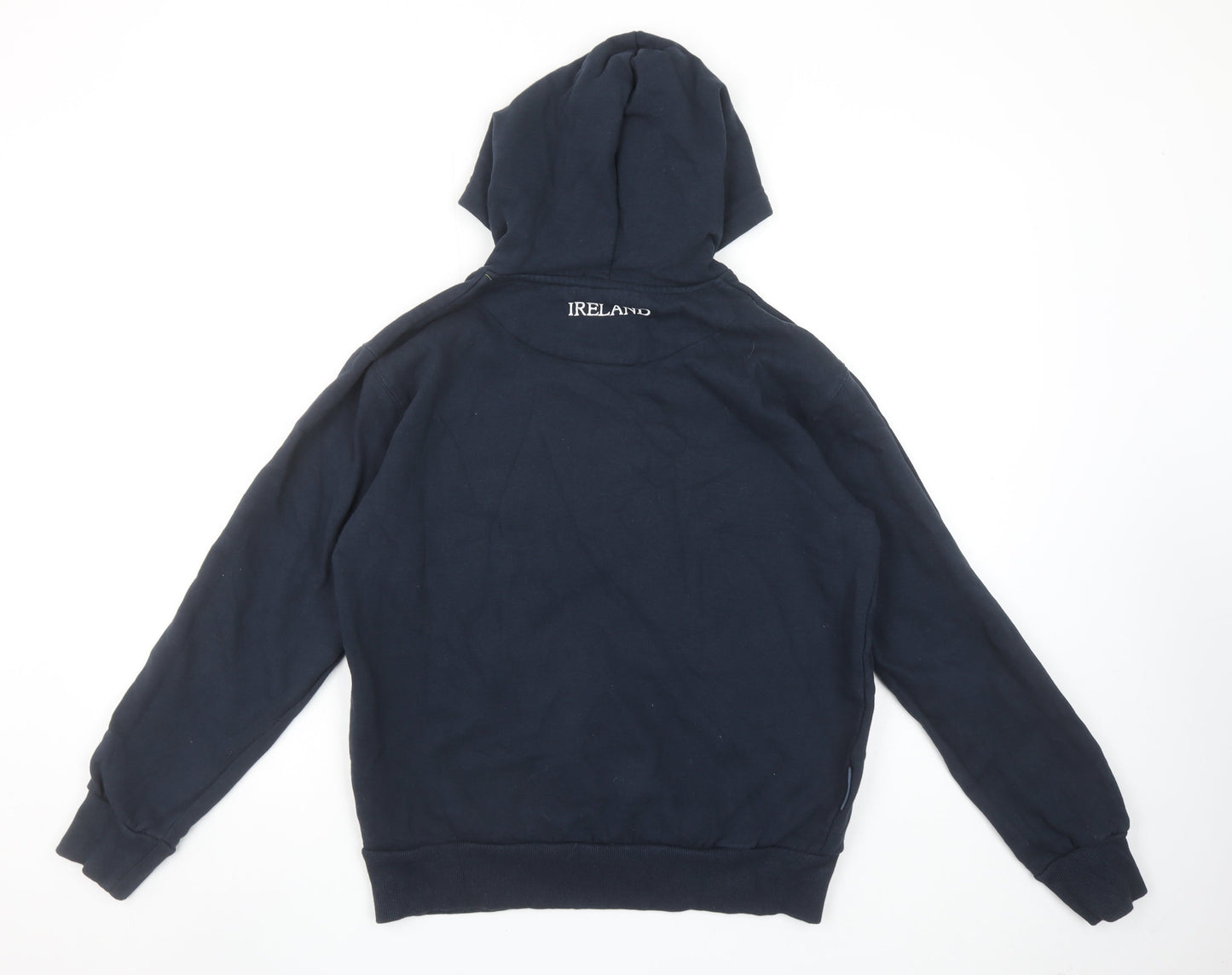 Mens UK Size S Authentic Originals Ireland Blue Pullover Hoodie