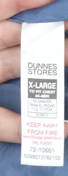 Mens UK Size XL Dunnes Stores Blue Basic Jacket