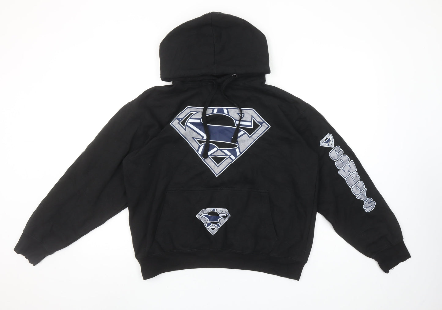 Womens UK Size M SAAD Collection Black Pullover Hoodie