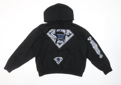 Womens UK Size M SAAD Collection Black Pullover Hoodie
