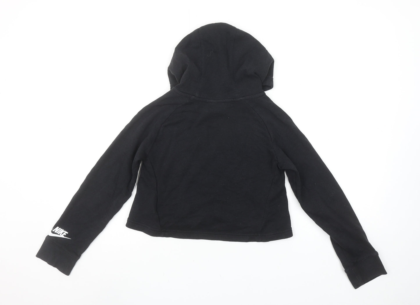 Girls UK Size 10-12 Years Nike Black Pullover Hoodie