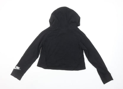 Girls UK Size 10-12 Years Nike Black Pullover Hoodie