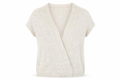 Womens UK Size 2XL Blarney Beige Cardigan Jumper