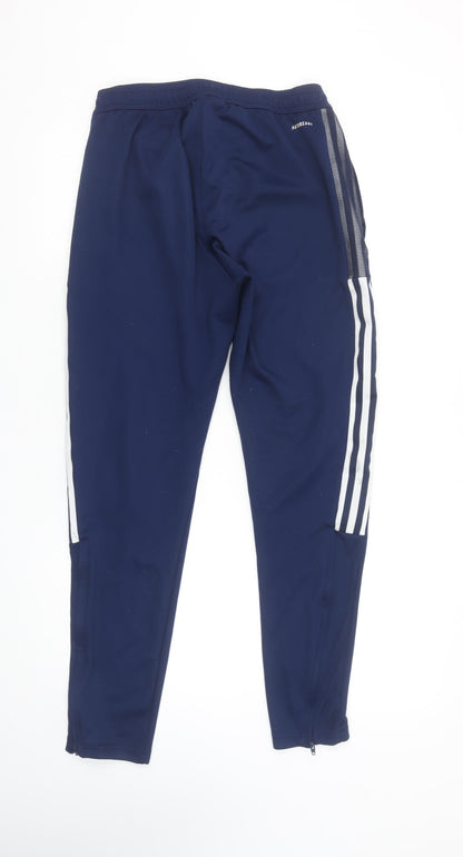 Adidas Men’s Blue Slim Fit Jogger Trousers Size M