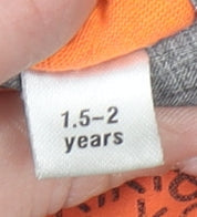 Kiki & Koko Unisex Baby Grey Hooded Puffer Waistcoat 18-24 Months