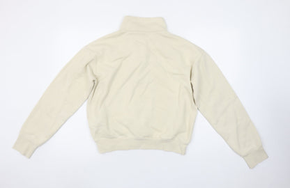 Womens UK Size M Champion Beige Pullover Sweatshirt
