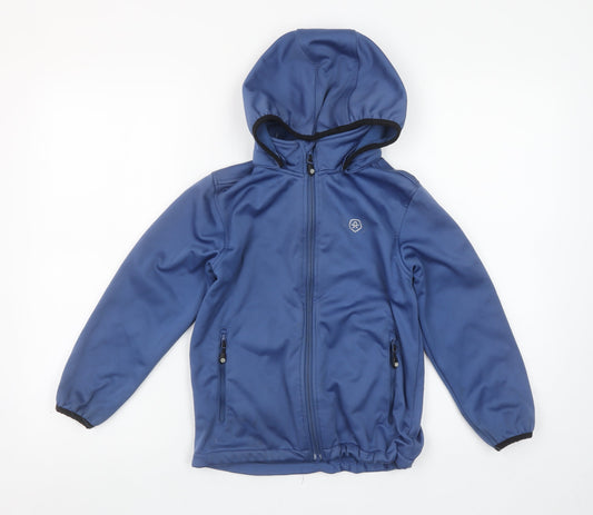 Boys UK Size 7 Years Color Kids Blue Soft Shell