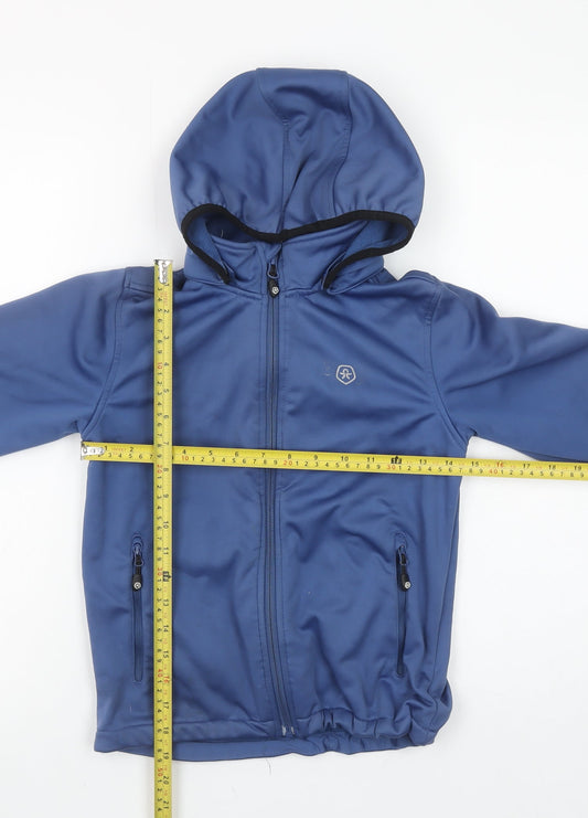 Boys UK Size 7 Years Color Kids Blue Soft Shell