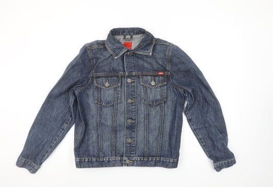 Boys UK Size 164 s.Oliver Blue Basic Jacket