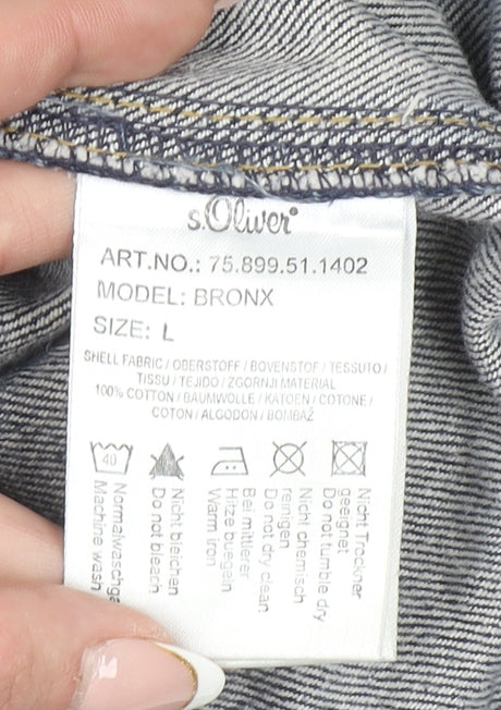 Boys UK Size 164 s.Oliver Blue Basic Jacket