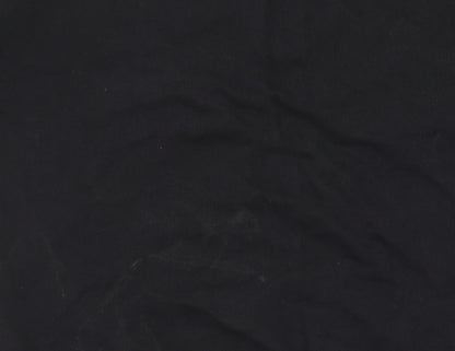 Womens UK Size S Mango Black Pullover Sweatshirt