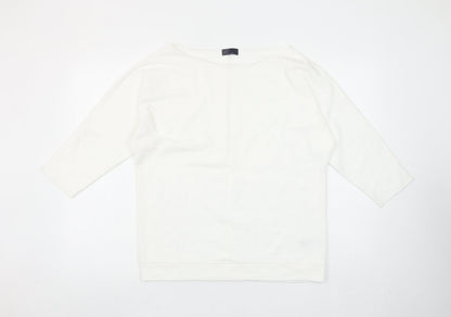 Womens UK Size M Gap Ivory Pullover Sweatshirt