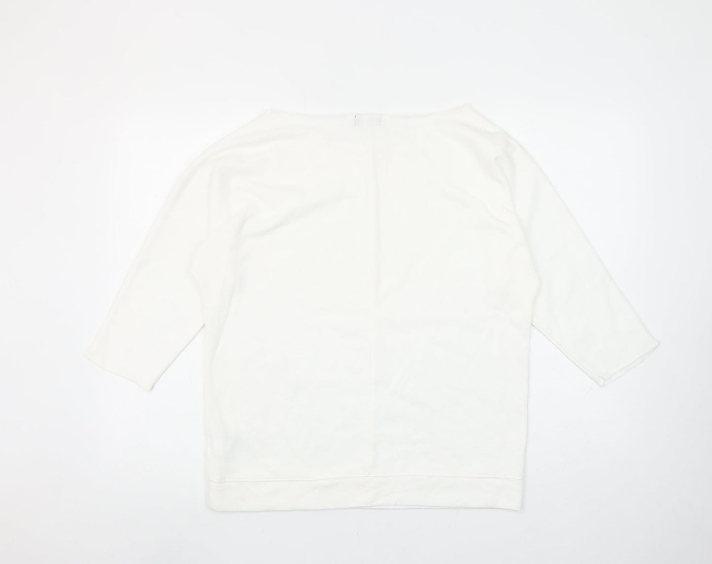 Womens UK Size M Gap Ivory Pullover Sweatshirt