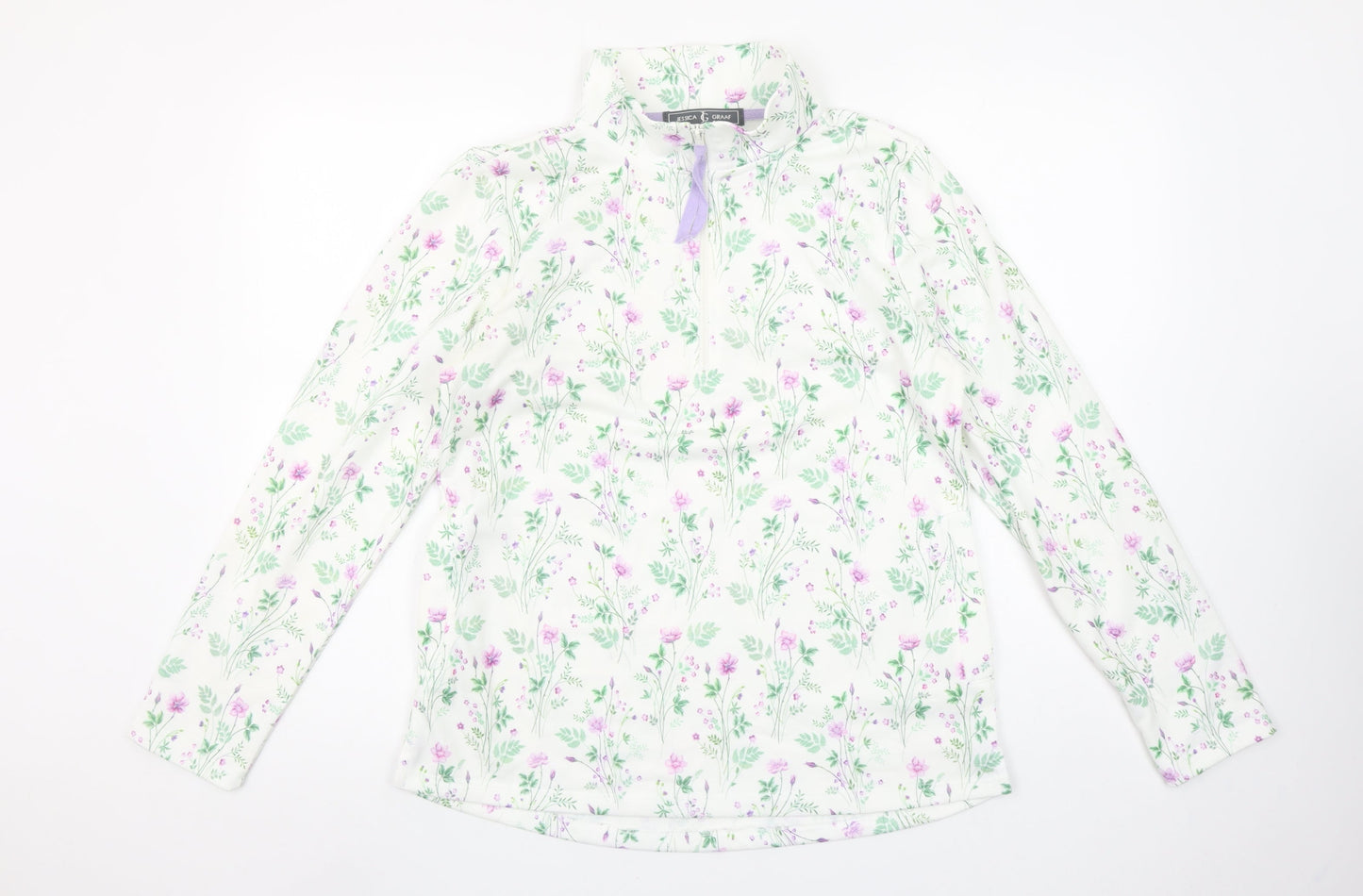 Womens UK Size S Jessica Graaf White Pullover Sweatshirt