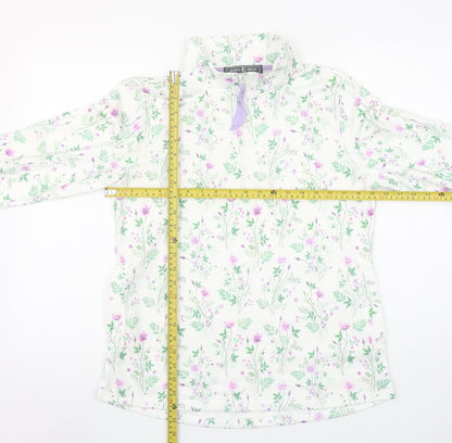 Womens UK Size S Jessica Graaf White Pullover Sweatshirt