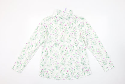 Womens UK Size S Jessica Graaf White Pullover Sweatshirt