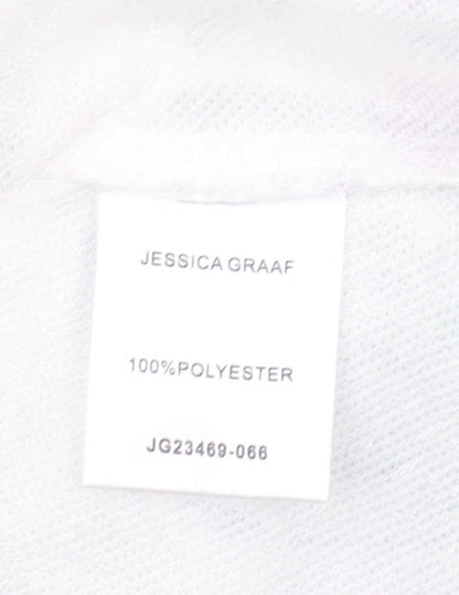 Womens UK Size S Jessica Graaf White Pullover Sweatshirt