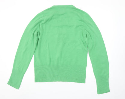 Womens UK Size 14 Wallis Green Henley Jumper