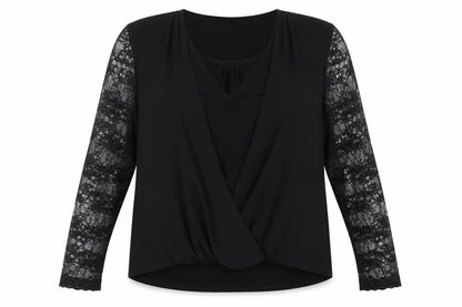 Womens UK Size 20 Coast Black Wrap Blouse