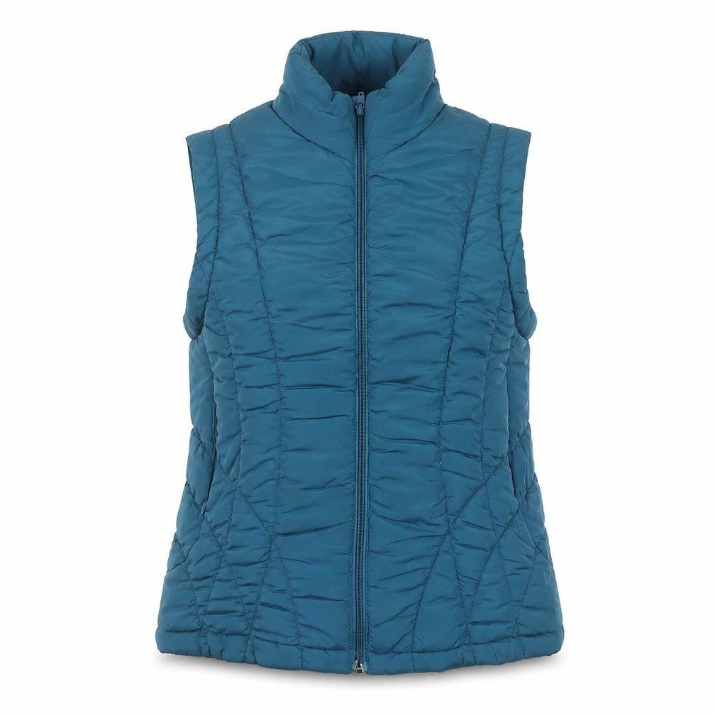 Womens UK Size 12 Mystify Blue Puffer Jacket