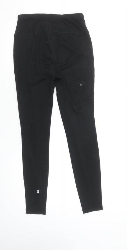 Sweaty Betty Women's Black S All Day Full Length Leggings Activewear