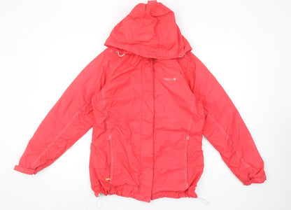 Womens UK Size 10 Regatta Red Rain Coat