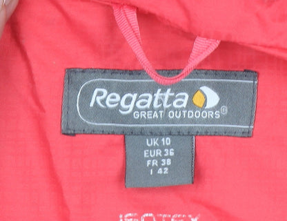 Womens UK Size 10 Regatta Red Rain Coat