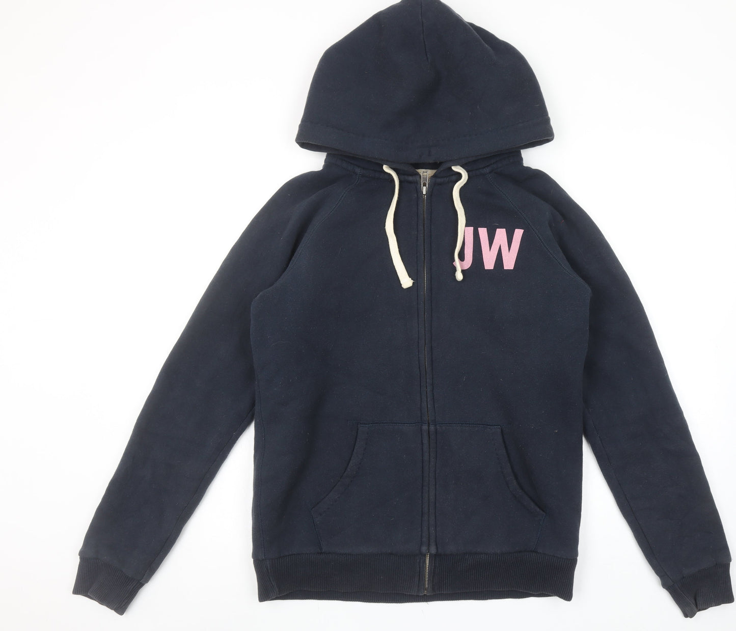 Womens UK Size 12 Jack Wills Blue Full Zip Hoodie