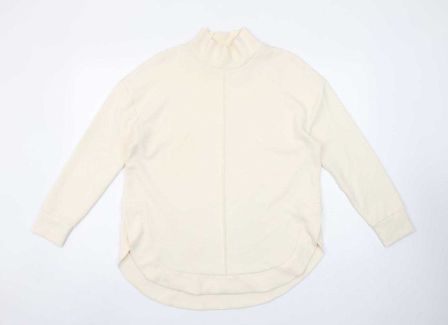 Womens UK Size S TU Beige Pullover Sweatshirt