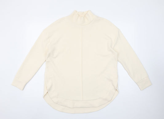 Womens UK Size S TU Beige Pullover Sweatshirt