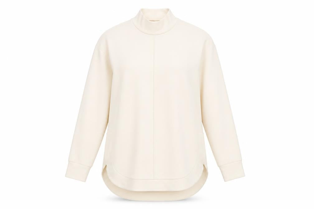 Womens UK Size S TU Beige Pullover Sweatshirt