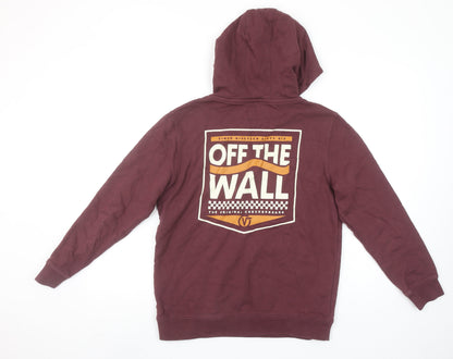 Boys UK Size L VANS Brown Pullover Hoodie