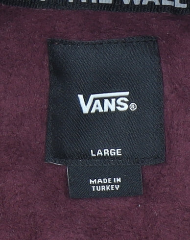Boys UK Size L VANS Brown Pullover Hoodie