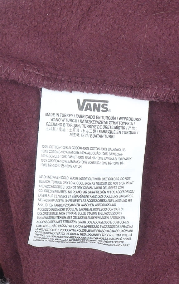 Boys UK Size L VANS Brown Pullover Hoodie