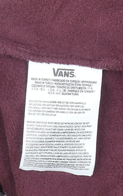 Boys UK Size L VANS Brown Pullover Hoodie