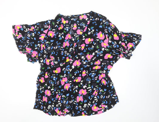 Womens UK Size 22 Simply Be Multicoloured Tunic Blouse