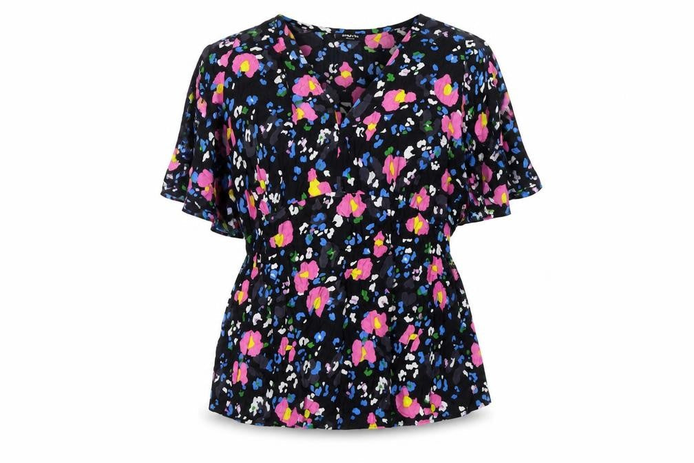 Womens UK Size 22 Simply Be Multicoloured Tunic Blouse