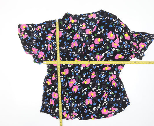 Womens UK Size 22 Simply Be Multicoloured Tunic Blouse