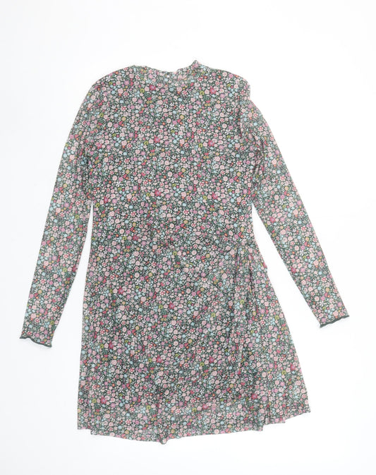 Leigh Tucker Willow Girls Multicoloured Floral A-Line Dress 11-12 Years