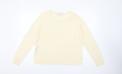 Womens UK Size S Zara Beige Pullover Jumper