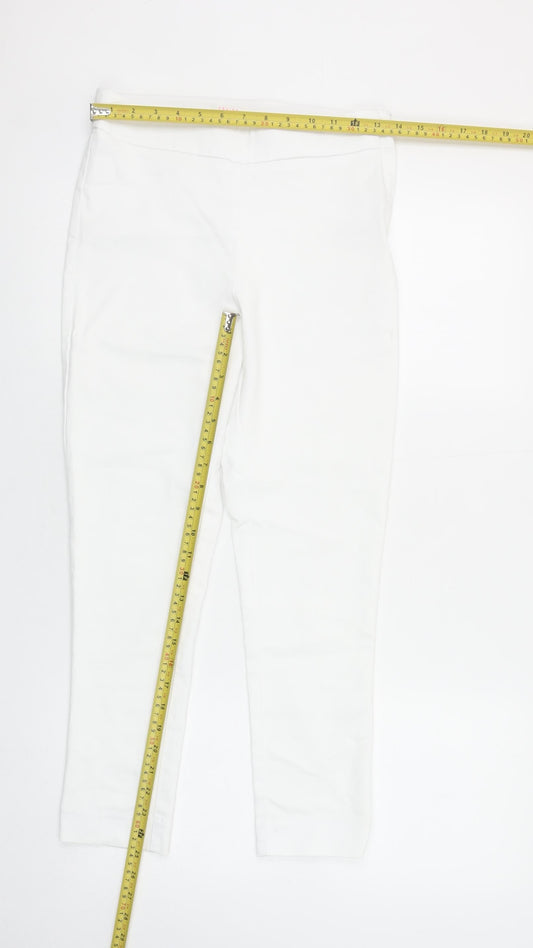 Womens UK Size 8 Savida  Ankle White Leggings