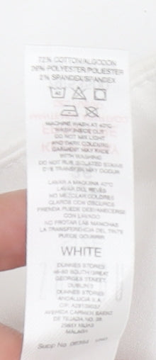 Womens UK Size 8 Savida  Ankle White Leggings