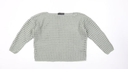 Womens UK Size 10-12 Pixiegirl Grey Pullover Jumper