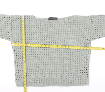 Womens UK Size 10-12 Pixiegirl Grey Pullover Jumper
