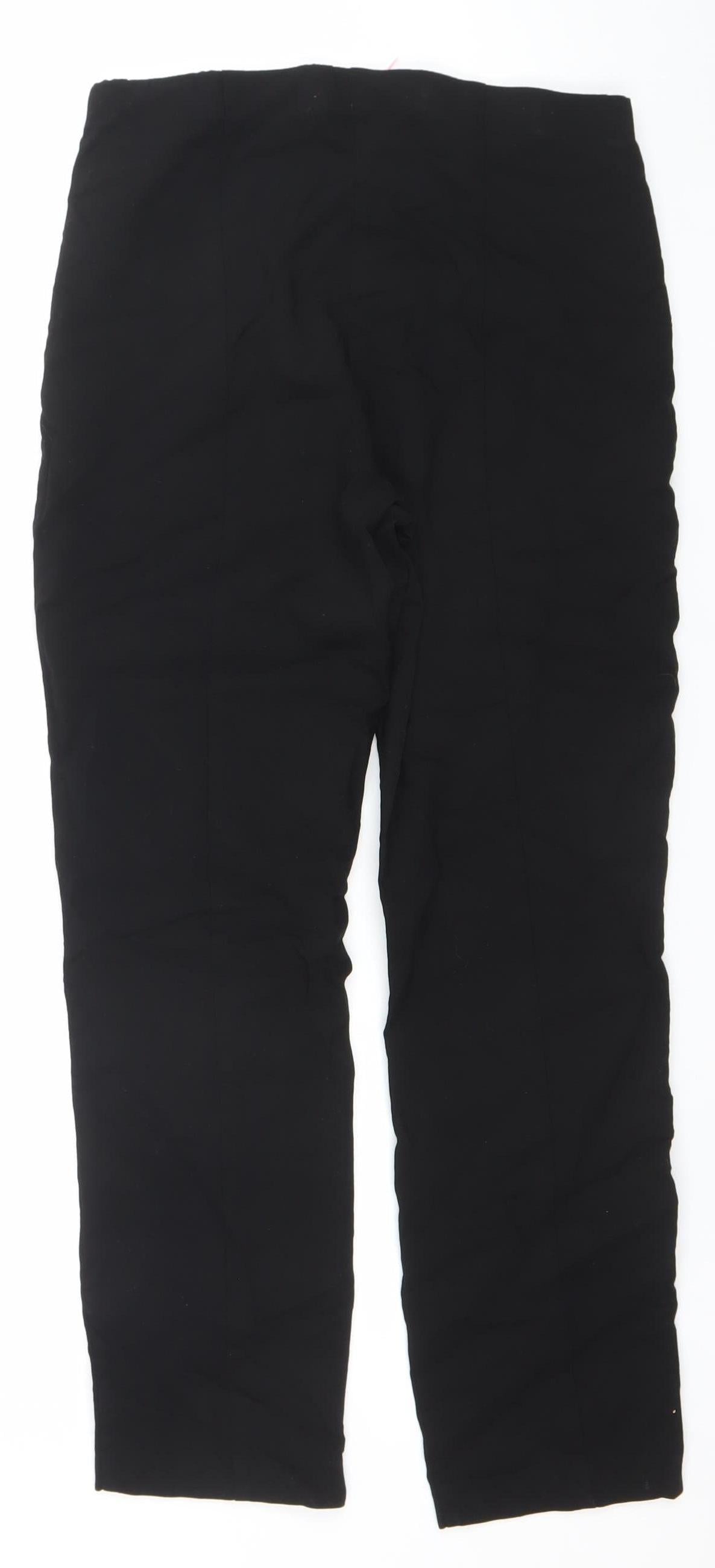 Womens UK Size M Dunnes Slim Fit CasualBusinessWorkwear Black Trousers
